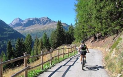 Percorsi ciclabili in Valtellina