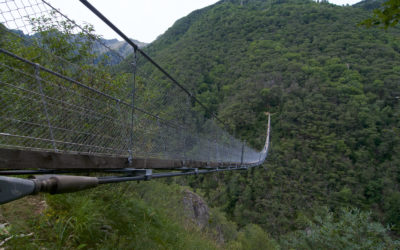 Estate in Valtellina: il ponte tibetano più alto d’Europa